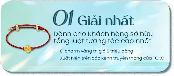 01 Giải nhất — charm vàng và xuất hiện trên kênh TGKC